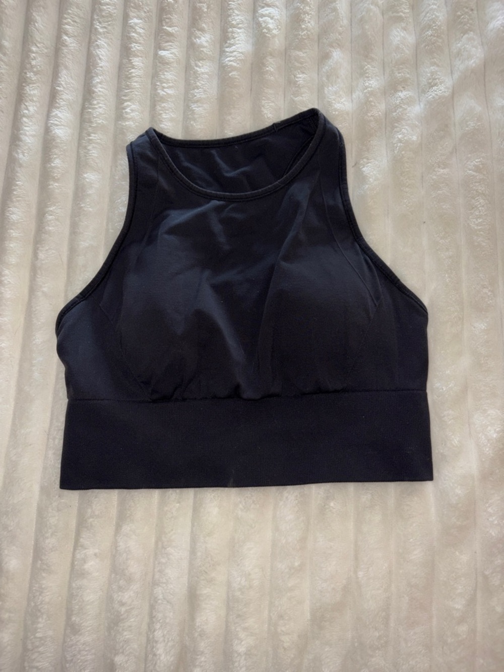 Lululemon Black High Neck Sports Bra